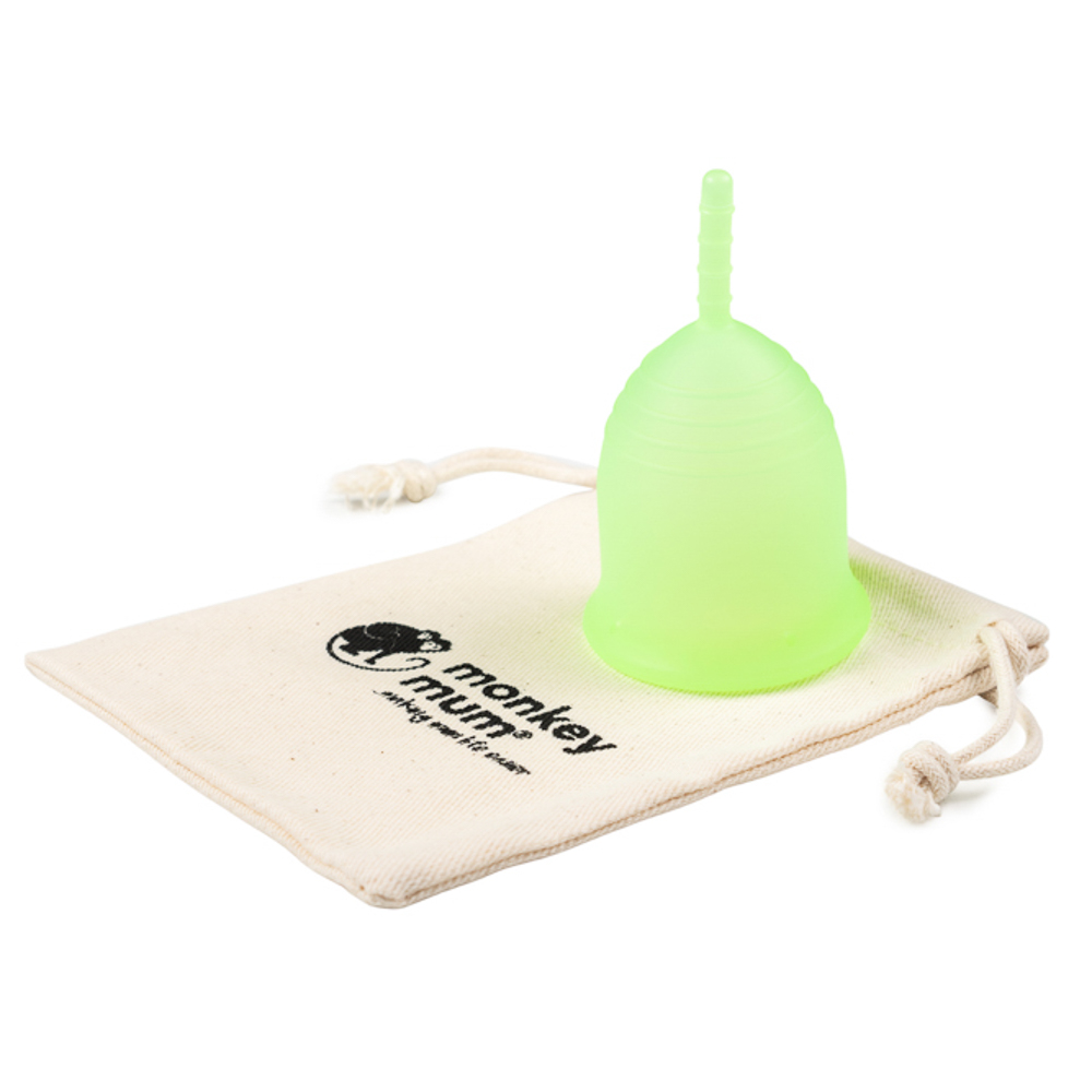 Monkey Mum® Menstrual Cup - Smooth Jessica - S Light Green