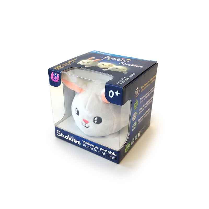 PABOBO Peluche Luminoso Agita Coniglietto (scuotilo E Si Illumina!)