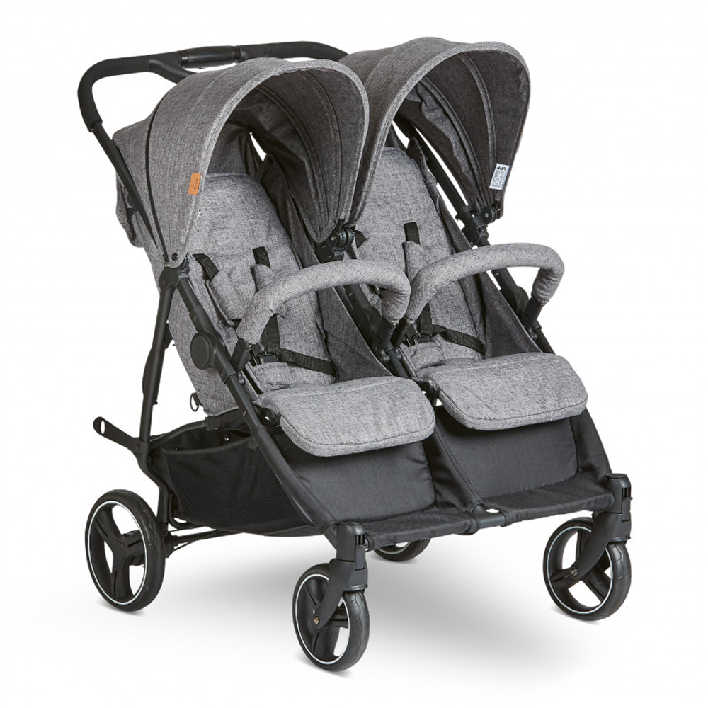 ABC DESIGN Poussette Pour Frères Et Sœurs Twin Wicked Graphite 2022