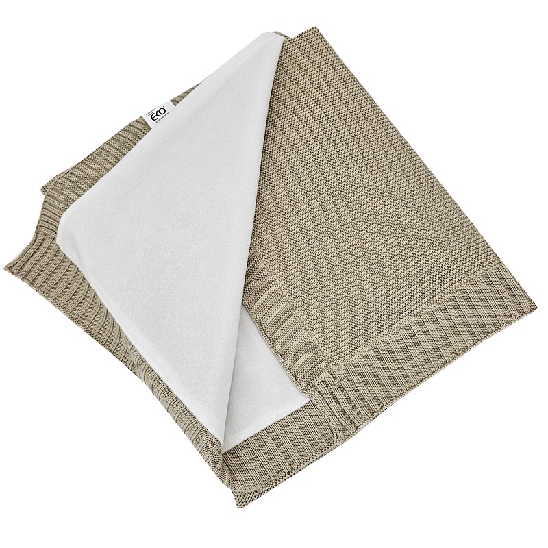 EKO Bambufilt Med Velourfoder Beige 100x80 Cm