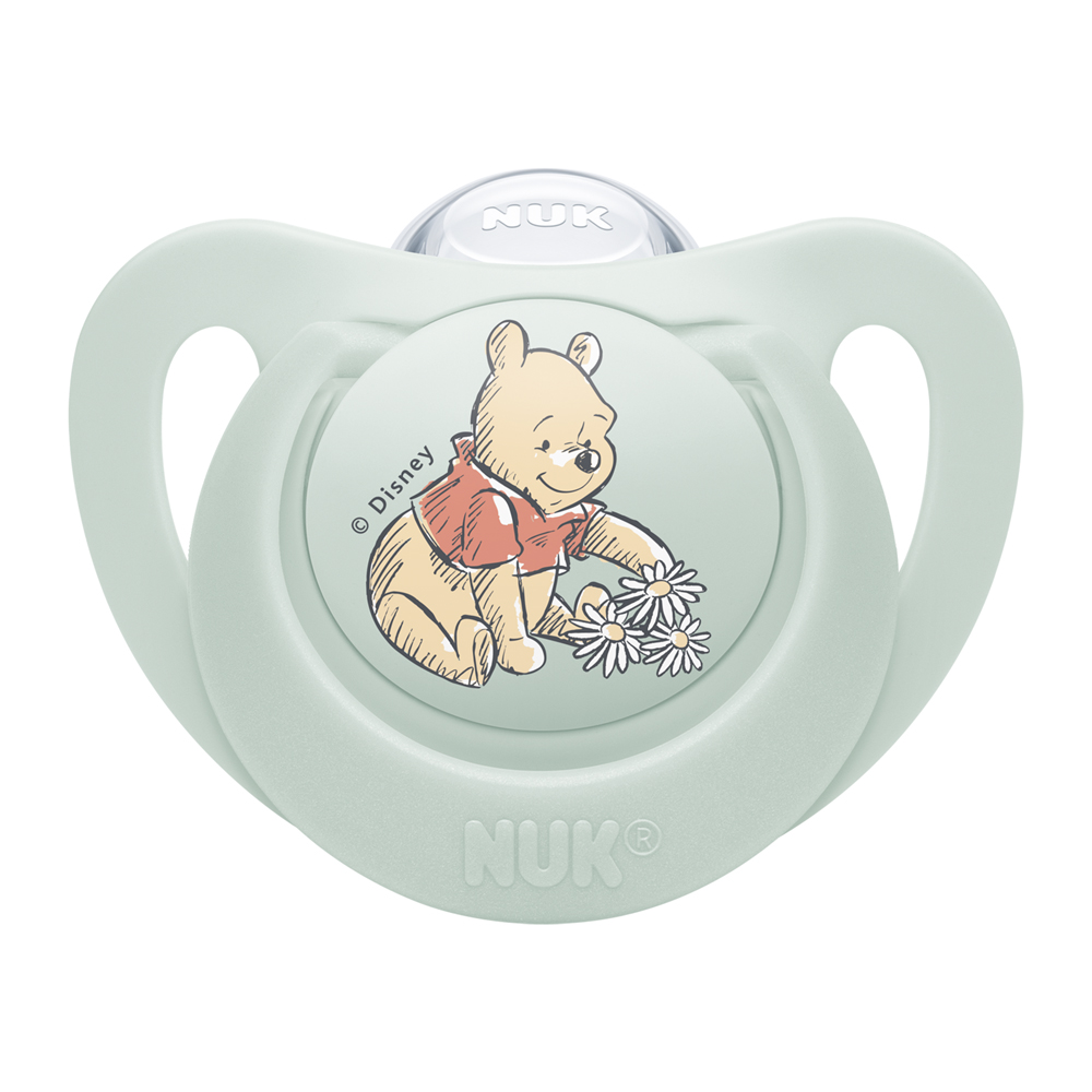 Ciuccio NUK Disney Winnie The Pooh In Una Scatola, Verde 0-6m