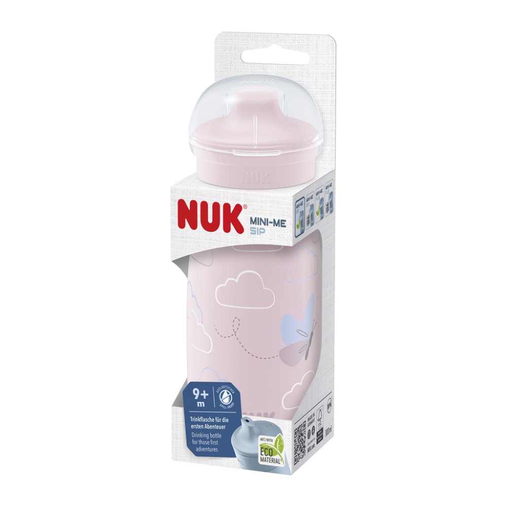 Flacon NUK Mini-Me Sip - Roz 300ml, 9m+