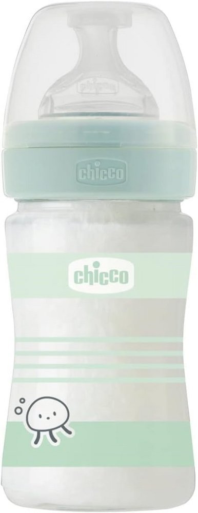 CHICCO Bottle Baby Glass Well-being Silicone 150 Ml Uni