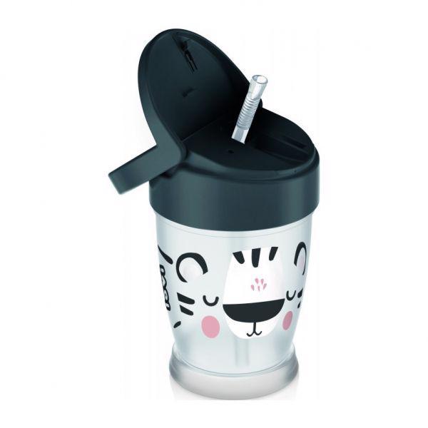 LOVI Ma Tasse Avec Paille Salt&Pepper Junior 250 Ml