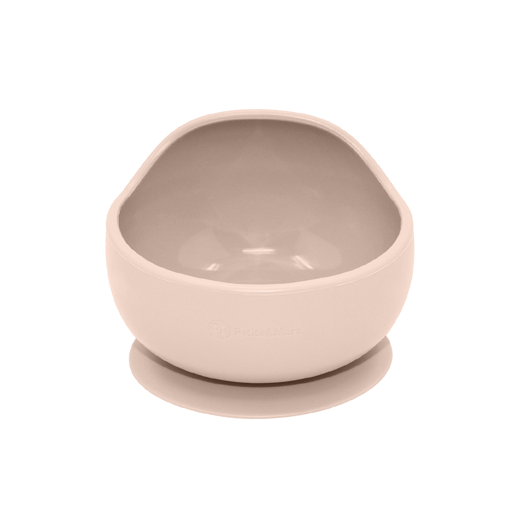 PETITE&MARS TAKE&MATCH set da pranzo in silicone 3 pezzi Desert Sand 6m+ - immagine 4