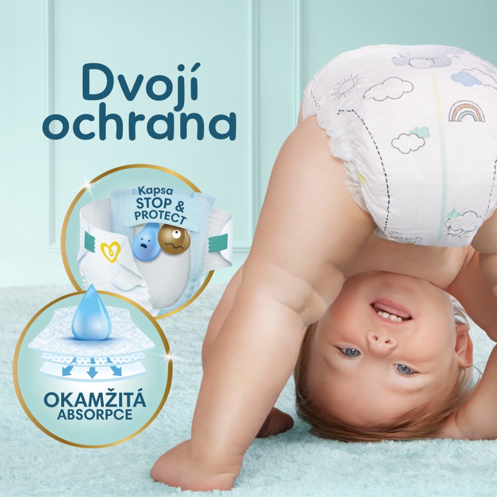 PAMPERS Pleny Jednorázové Premium Care Vel. 5 (148 Ks) 11-16 Kg - Měsíční Balení