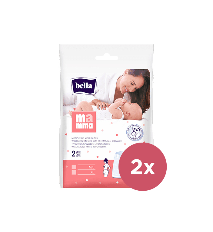 2x BELLA MAMMA Majtki siateczkowe M/L (2 szt.)
