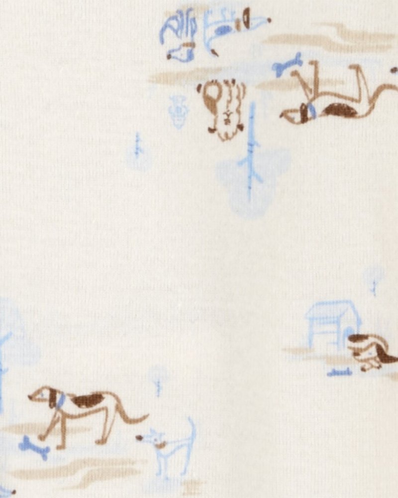 Body à manches longues CARTER'S Bleu/Ivoire garçon 4 pièces NB/taille 56 – Image 5