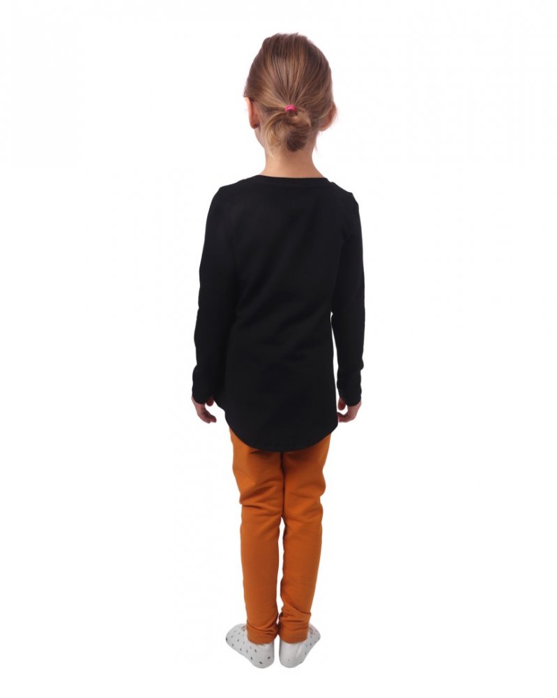 T-shirt manches longues pour filles, noir 122 – Image 5