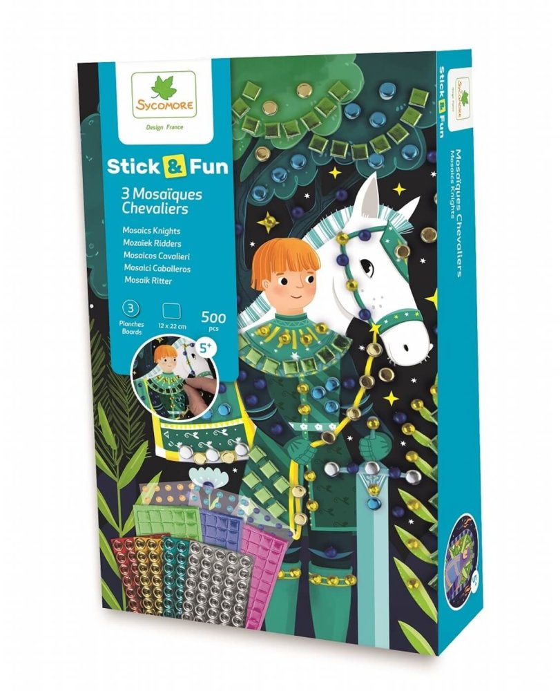 Stick & Fun - piccolo mosaico - cavalieri