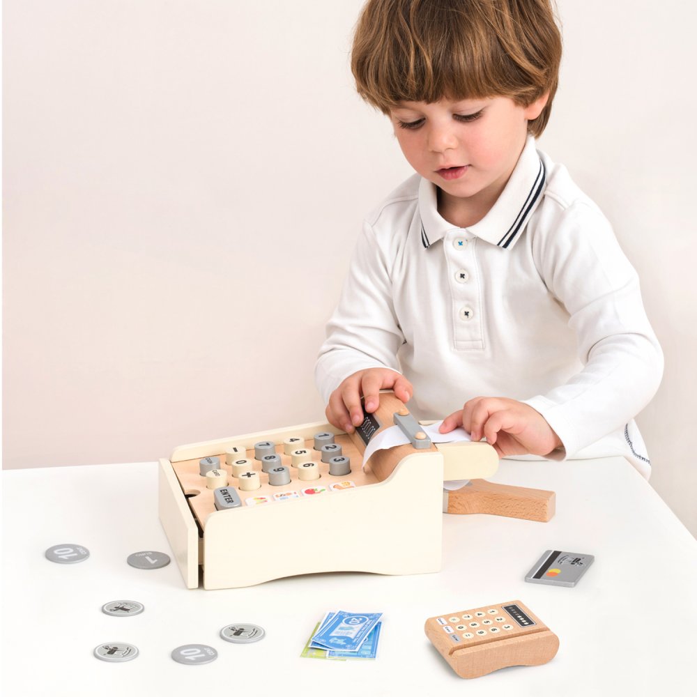Cassa di legno per bambini con accessori - immagine 5