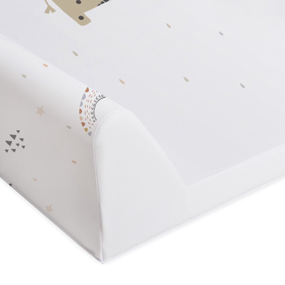 CEBA Materassino Fasciatoio 2 Lati con Tavola Rigida (50x70) Comfort Giraffe - immagine 4