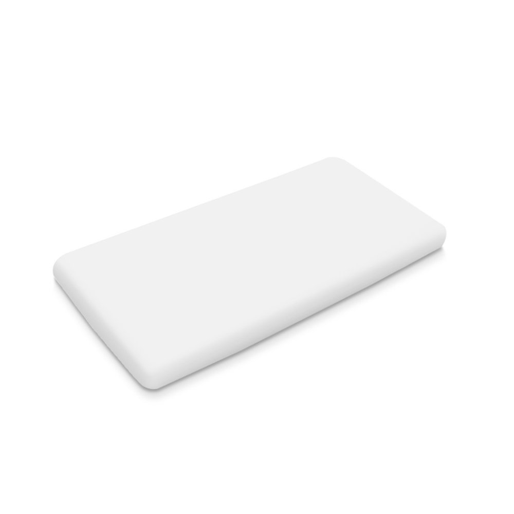KLUPS Prześcieradło do łóżeczka z gumką white 120x60 cm