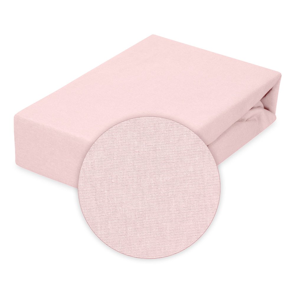 BABYMATEX Prześcieradło nieprzemakalne Jersey 35x75 cm różowe - obrazek 6