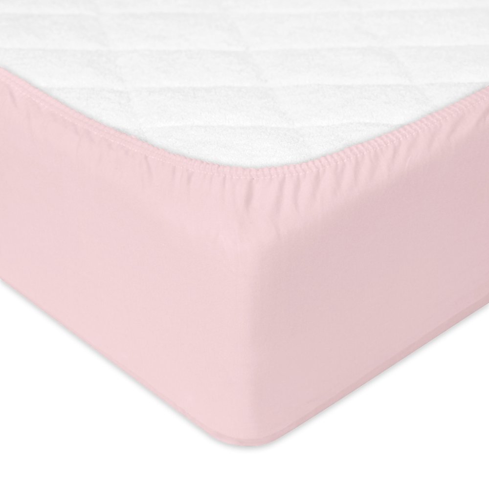 BABYMATEX Prześcieradło nieprzemakalne Jersey 35x75 cm różowe - obrazek 7