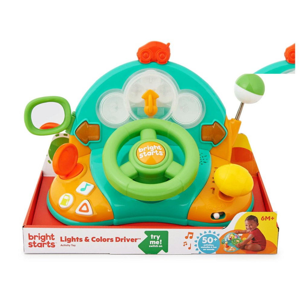 BRIGHT STARTS Giocattolo musicale luminoso volante Lights & Colors Driver™ 6m+ - immagine 5