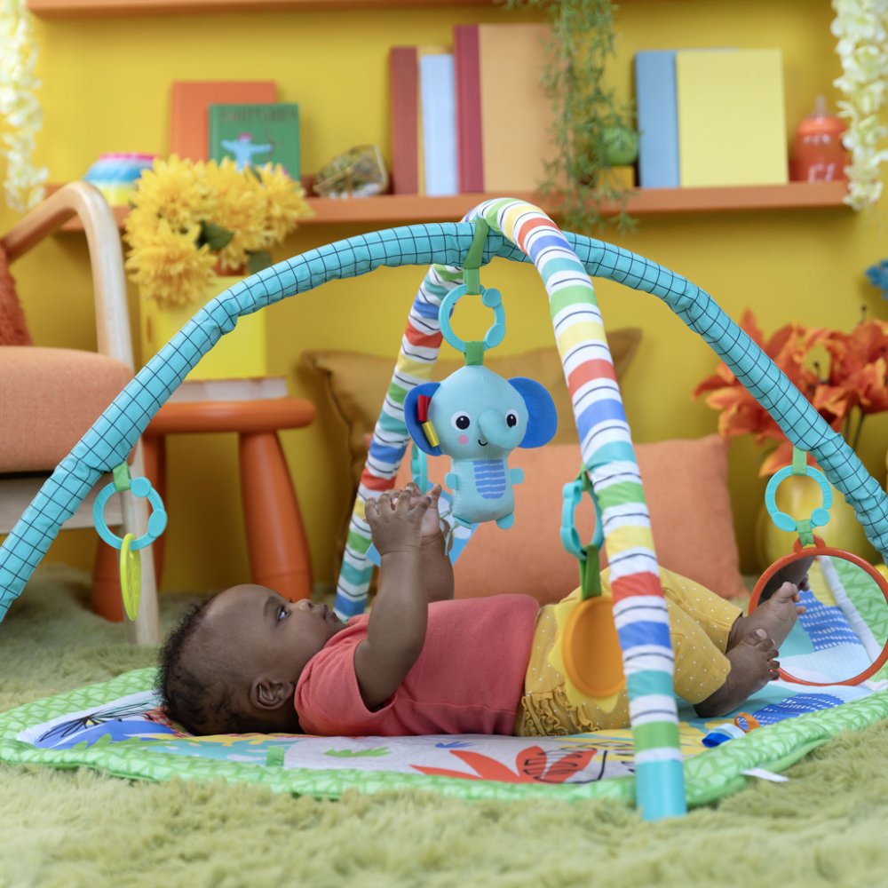 BRIGHT STARTS Tappeto Gioco Wild Wiggles con Attività 0m+ - immagine 3