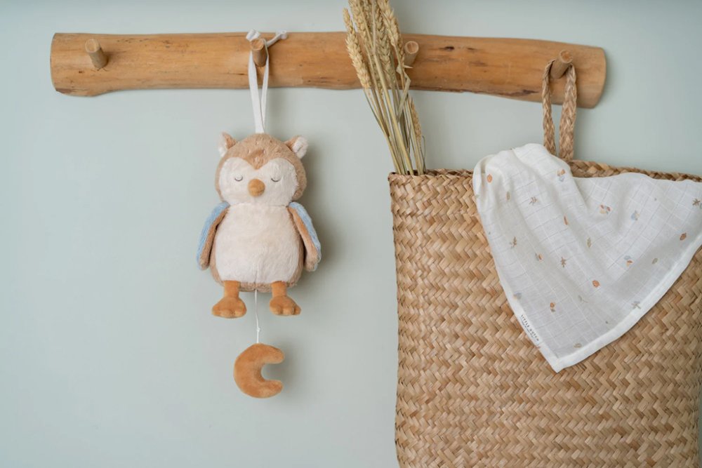 LITTLE DUTCH Hračka hudební sova Forest friends (obrázek 4)