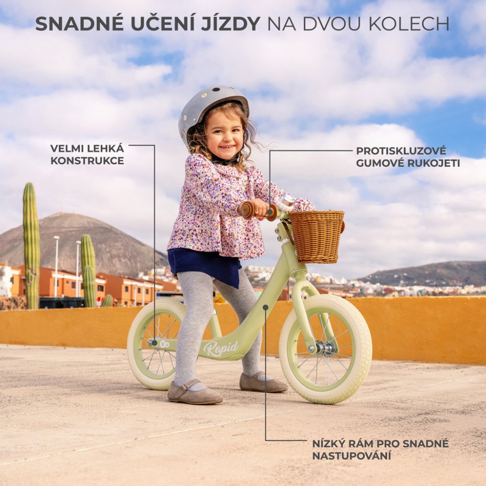 KINDERKRAFT SELECT Bicicletta senza pedali Rapid2 Blue Breeze - immagine 3