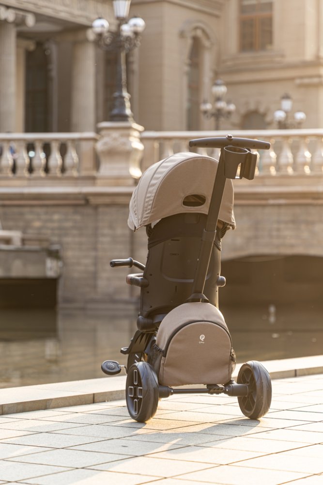 QPLAY Triciclo Comfo Max Grey, 8 in 1, età 10-72 mesi - immagine 5