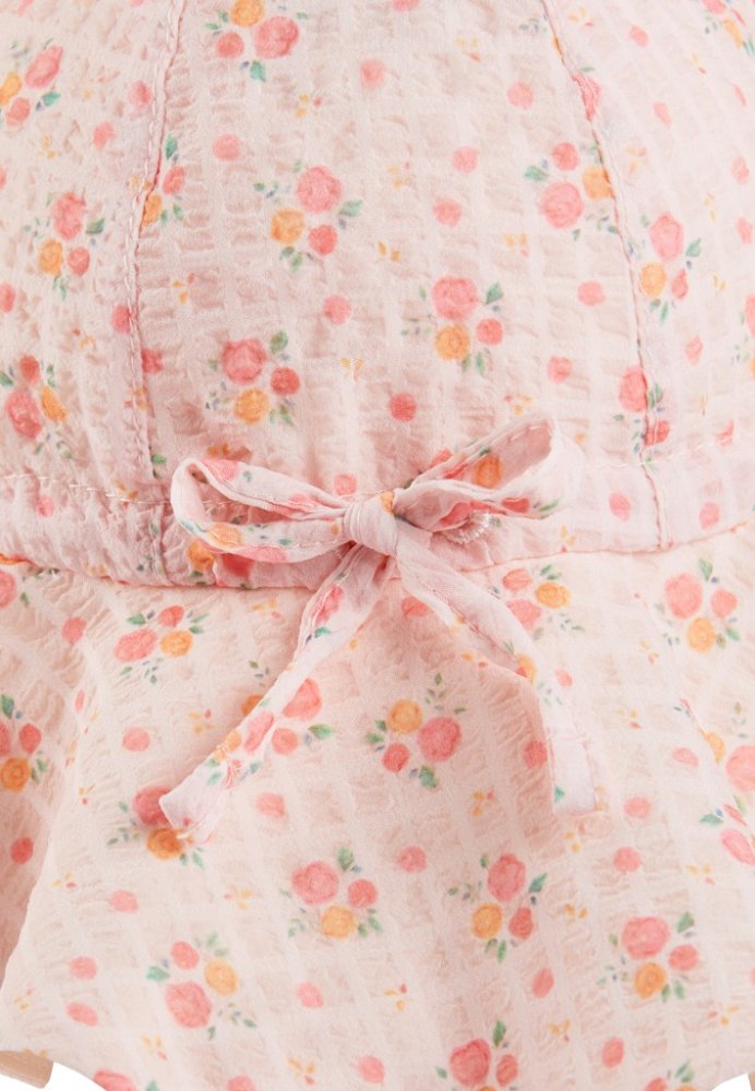 STERNTALER Cappello con protezione per il collo da annodare con filtro UV 30 fiori bambina 43 cm-5-6 m - immagine 6
