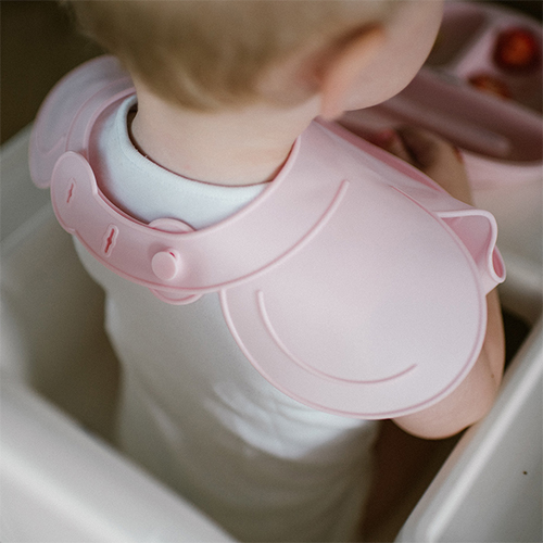 BABYONO Bavaglino in silicone - Rosa - immagine 5