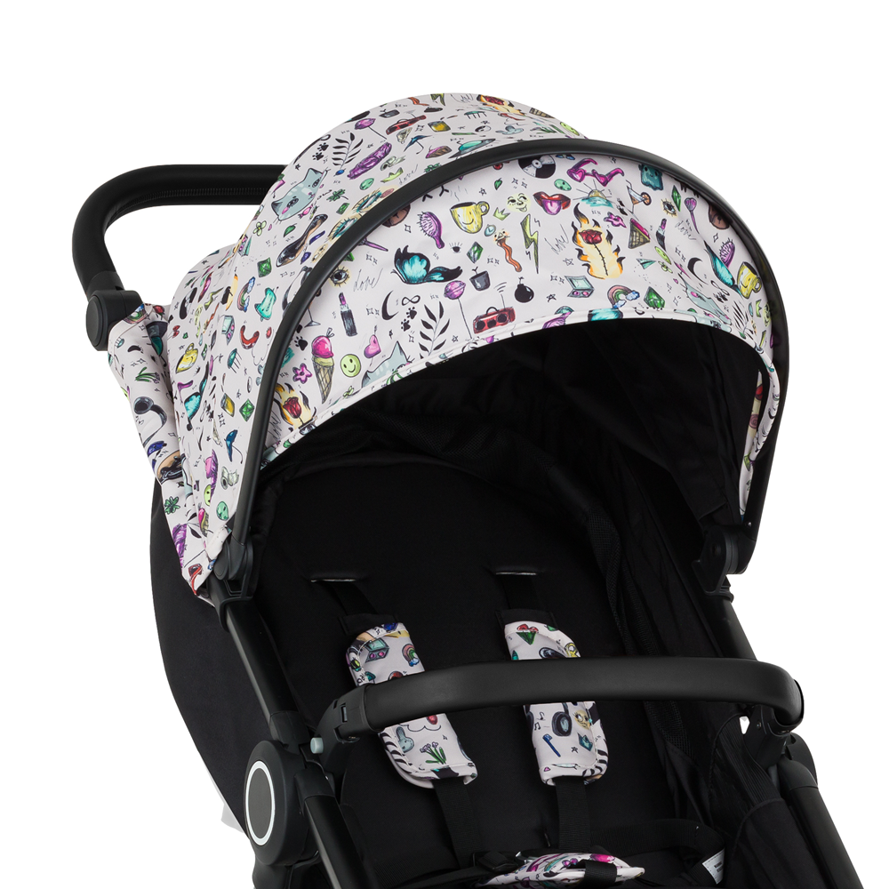 PETITE&MARS Capote pour poussette Street2 Limited 100 Tattoo