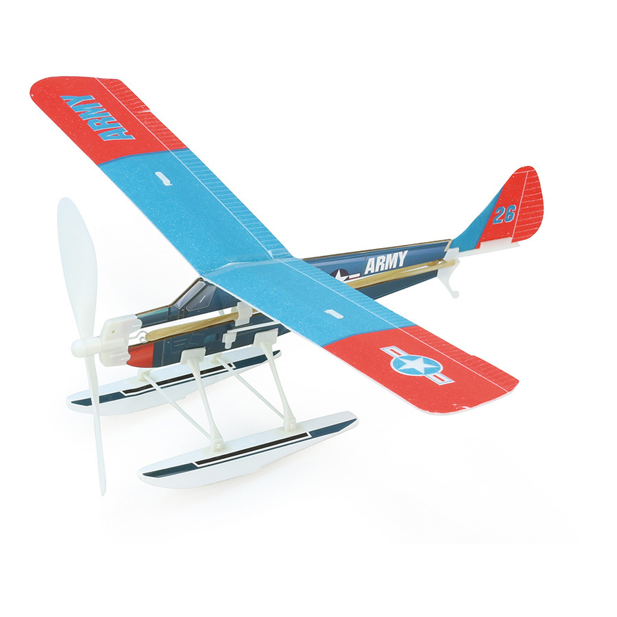 Vilac Kit de construcción de avión con hélice retráctil 1 unidad azul