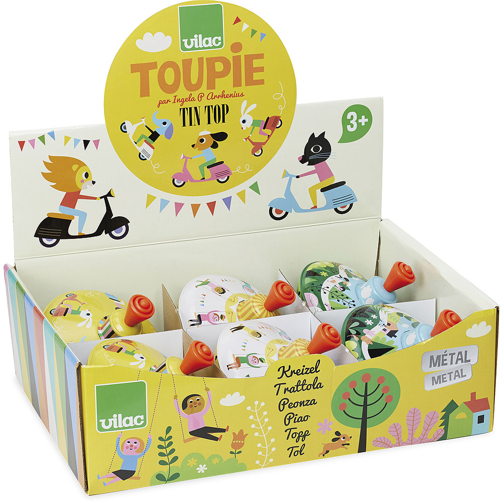 Vilac Metallkreisel klein 1 St. – Bild 5