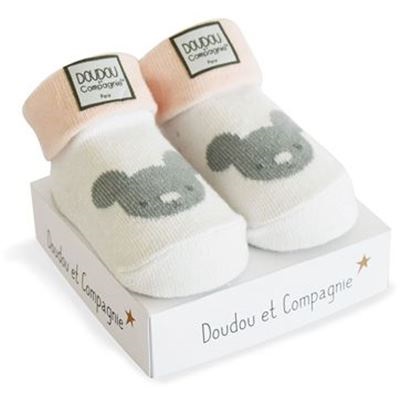 Doudou Geschenkset - Socken für Mädchen 0-6 Monate 1 Paar – Bild 2