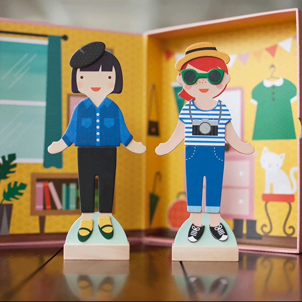 Petit Collage Puzzle Magnético - Mejores Amigas - Imagen 6