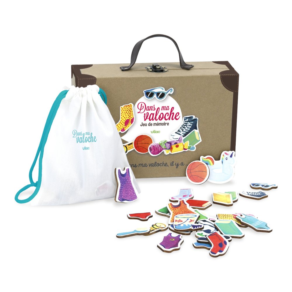 Vilac Jeu de mémoire dans une valise