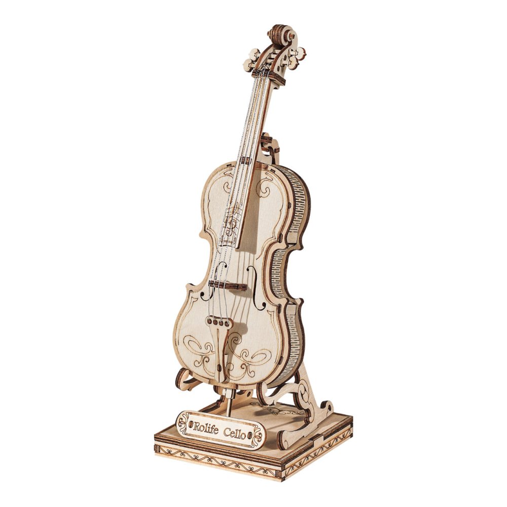 Puzzle 3D en bois Violoncelle RoboTime