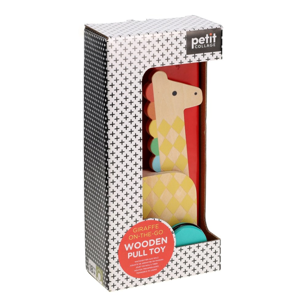 Petit Collage Juguete para tirar Jirafa - Imagen 4
