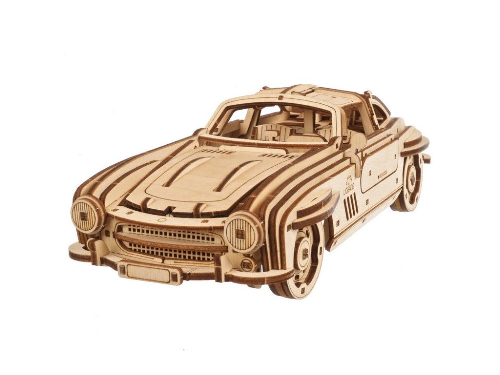 Ugears Puzle Mecánico de Madera 3D Auto Winged Sports Coupe