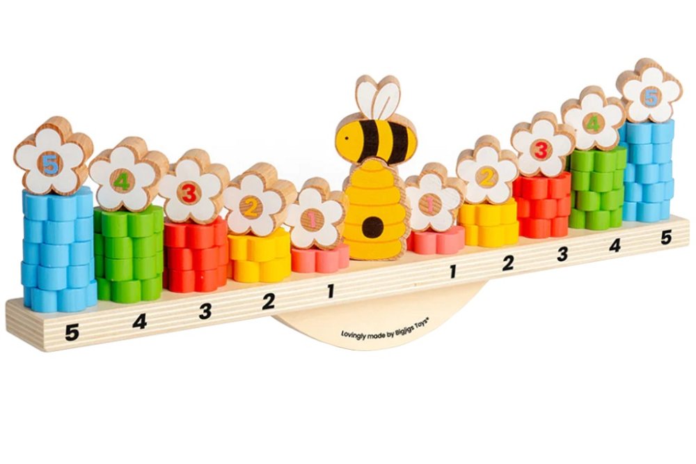Bigjigs Toys Juego de Equilibrio Abeja