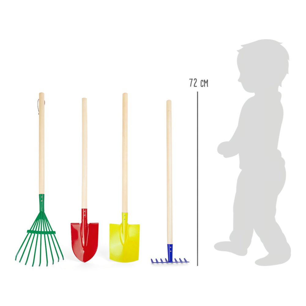 small foot Ensemble d'outils de jardin colorés – Image 2