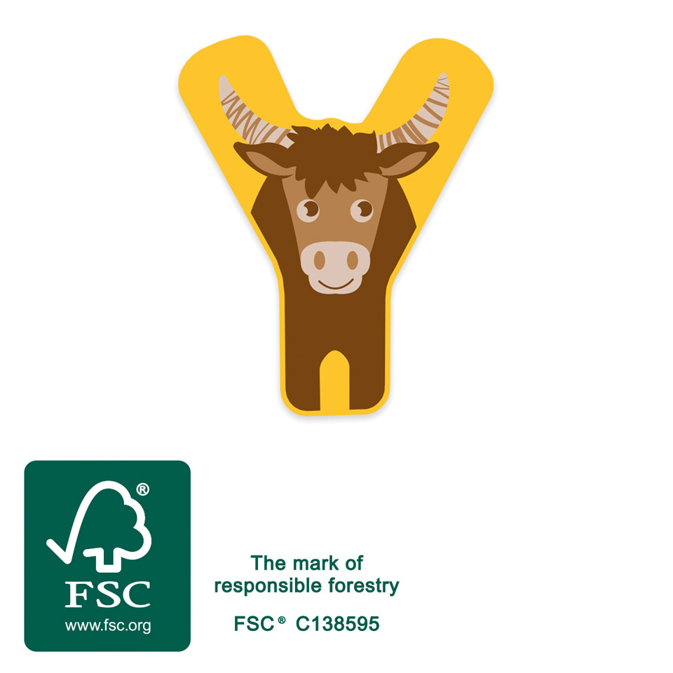 small foot Holzbuchstabe Y