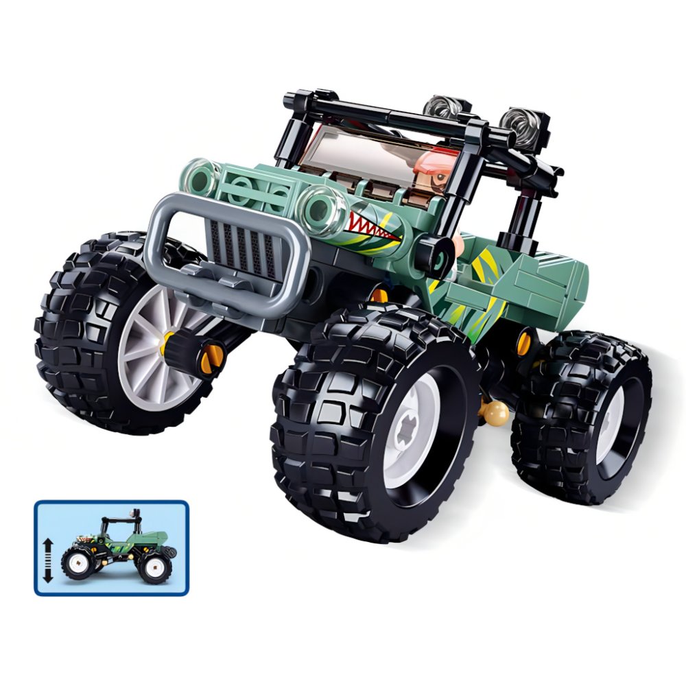Sluban Town M38-B1106 Grünes Geländefahrzeug