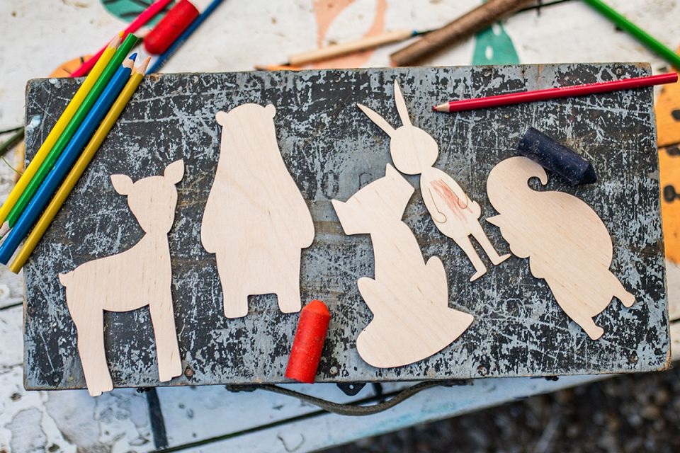 BeWooden Dipingi e ricalca - Fonderia di volpi