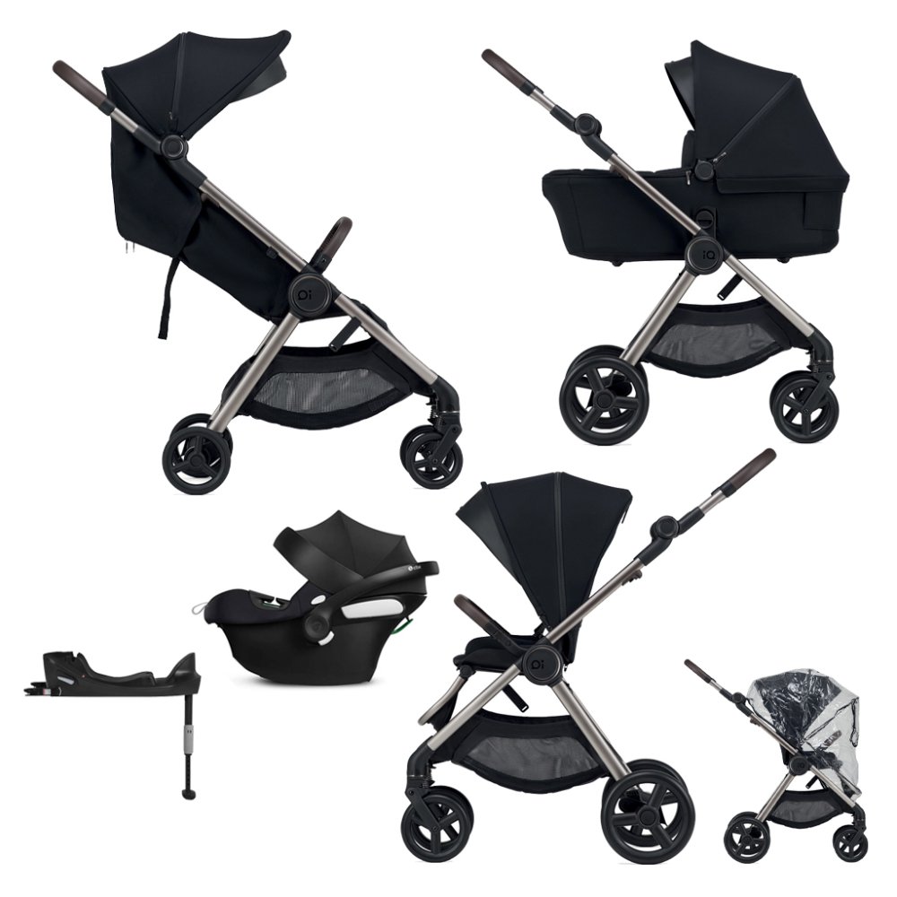 ANEX SET Kombinált babakocsi IQ Smoky premium + CBX By CYBEX Aton B2 i-Size + alap - Image 2