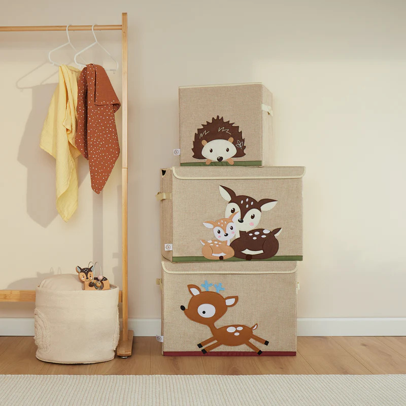 Bieco - Aufbewahrungsbox mit Deckel - Rehkitz – Bild 6