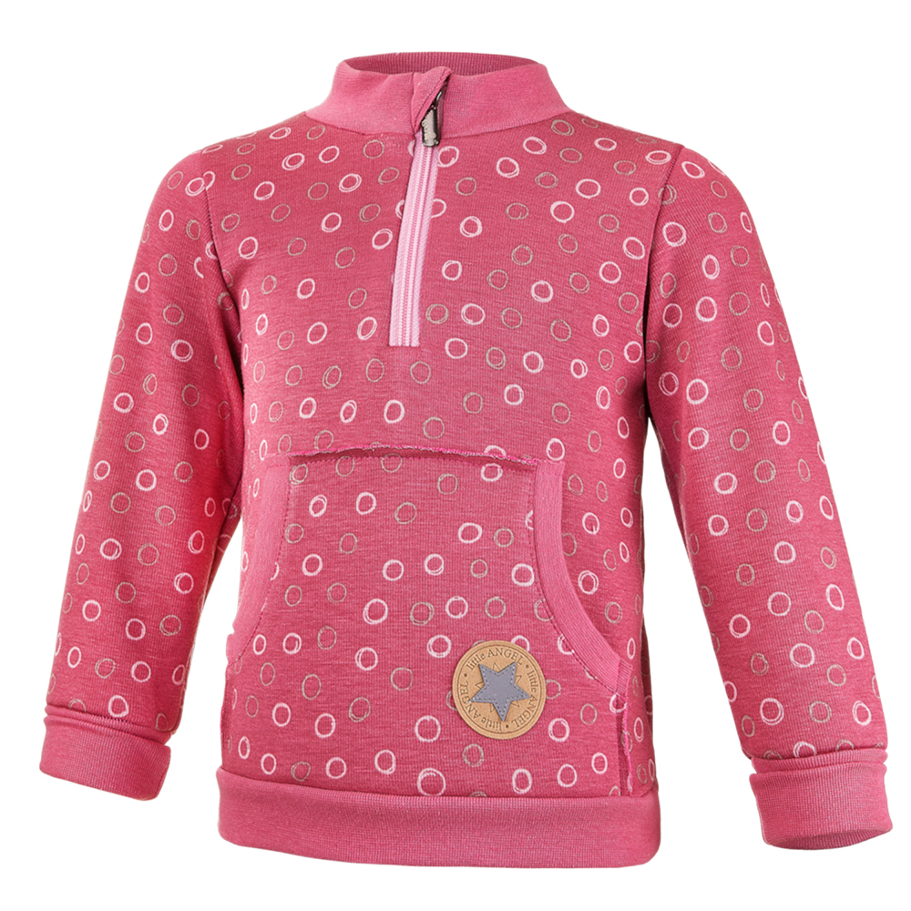 Sweat-shirt chaud à poche - rose 86