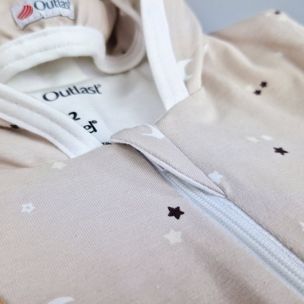 Mono con forro BIO DR Outlast® - estrellas beige/blanco 62 - Imagen 4