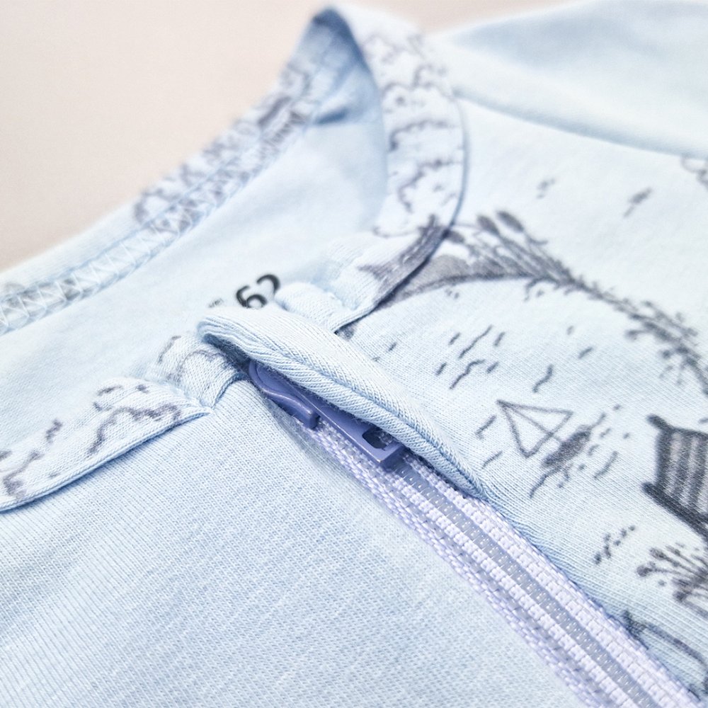 Tutina leggera STAMPA DR Outlast® - prato azzurro chiaro 92 - immagine 4