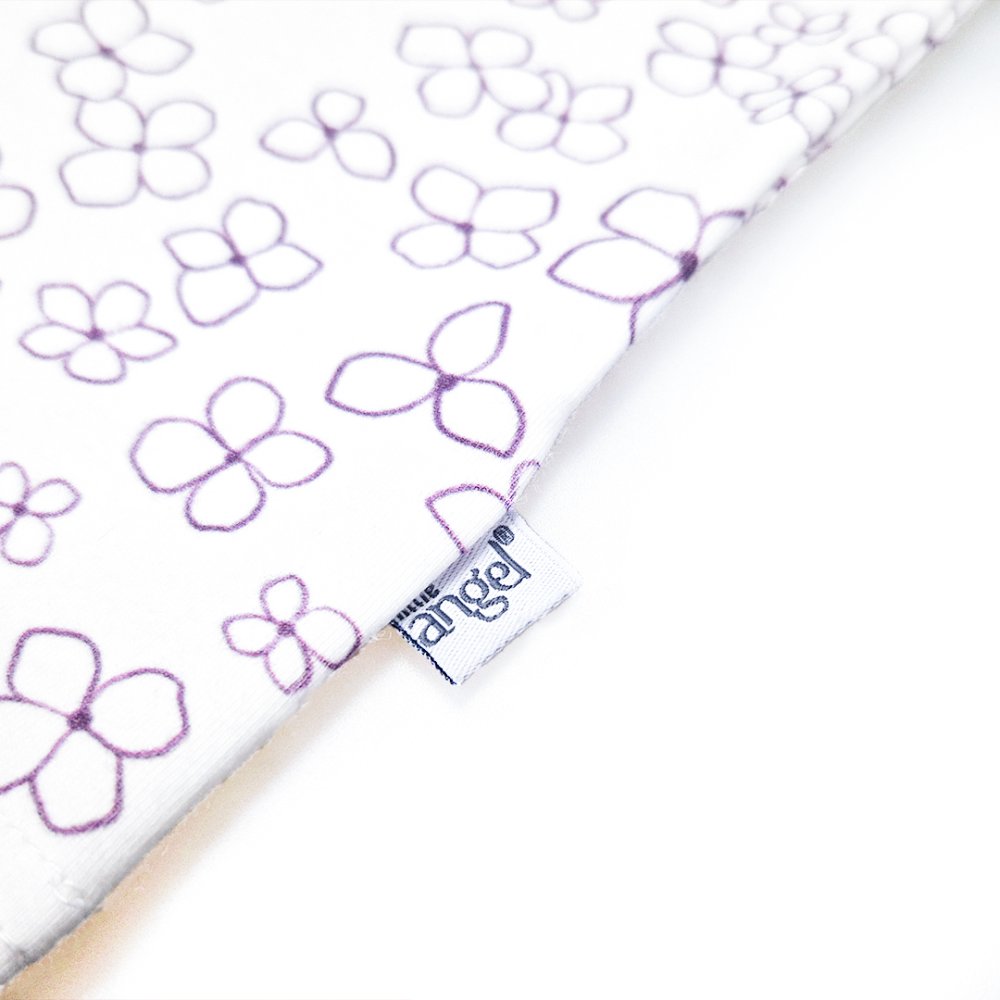 Lányka vékony póló NYOMTATÁS KR Outlast® - fehér virágok 104 - Image 2