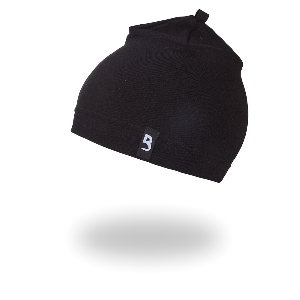 BARIDI Outlast® Schlupfmütze - Schwarz 7 | 58-62 cm