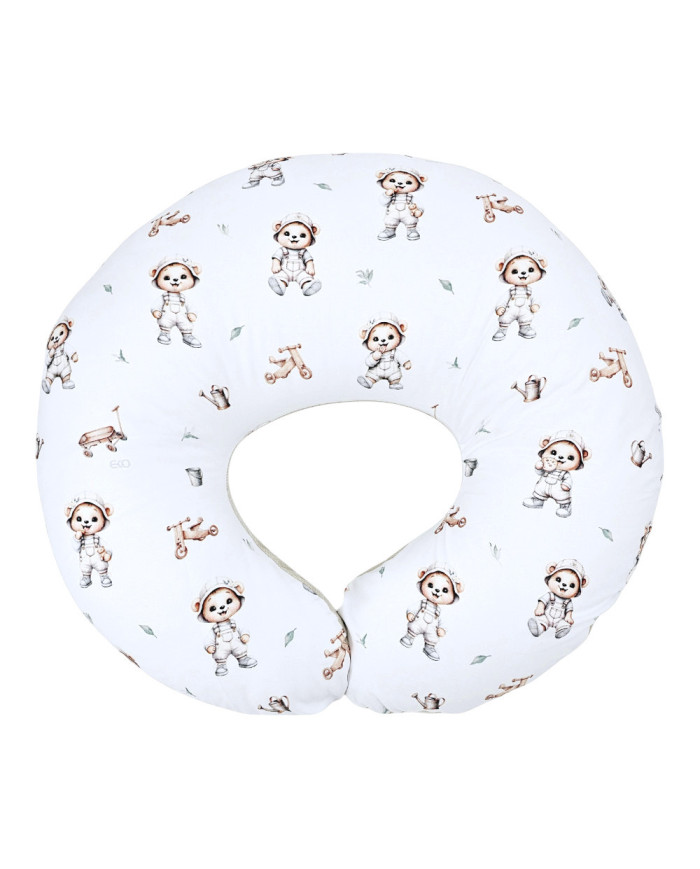 EKO Polštář kojicí malý Velvet Gardener Bear 60x60cm