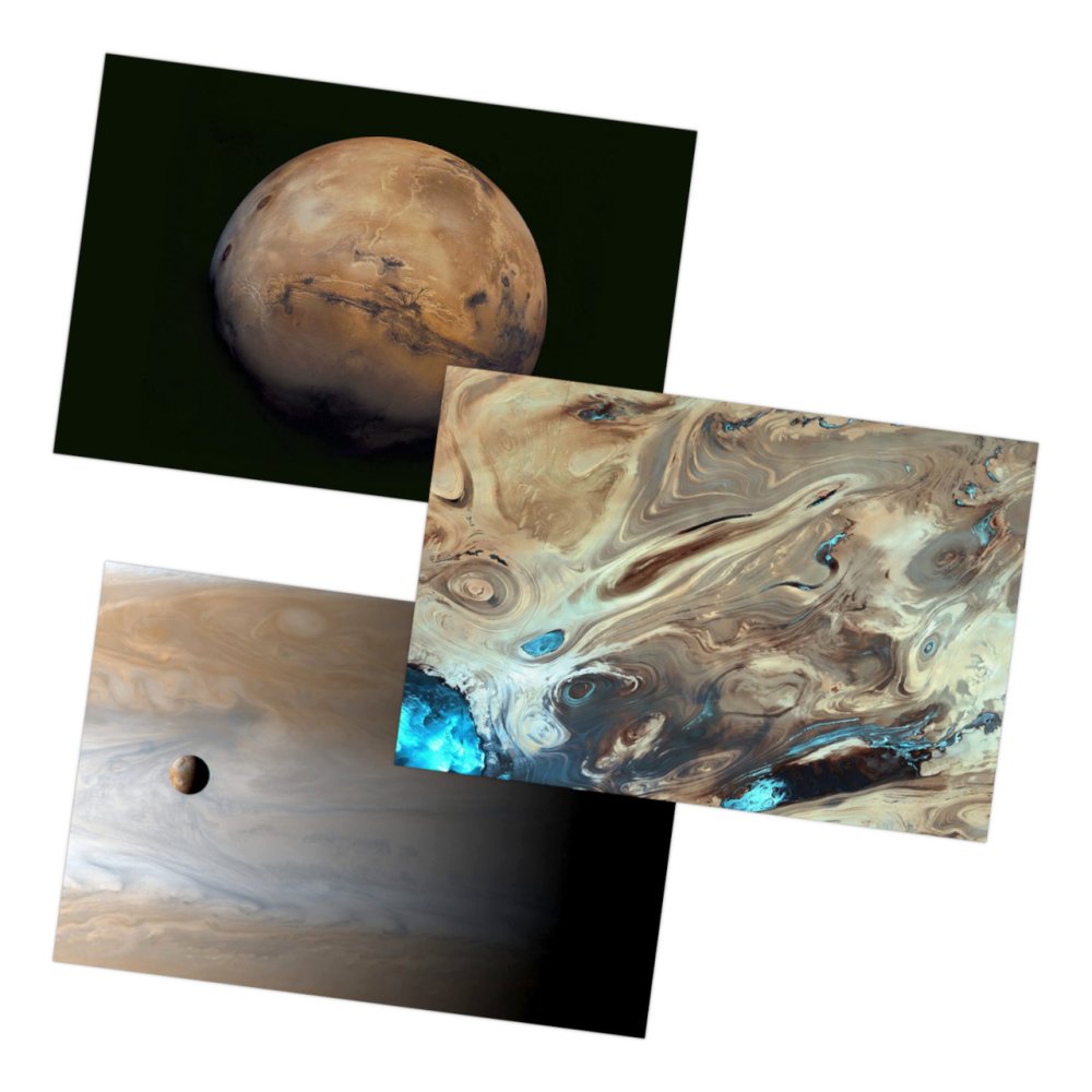 Chronicle Books Země a vesmír z archivů NASA 100 ks pohlednic (obrázek 3)