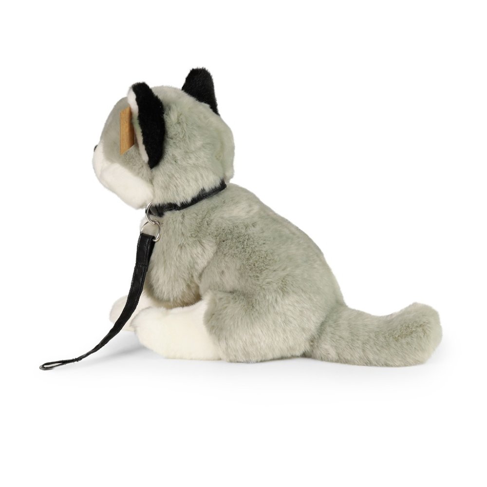 Rappa Plyšový pes husky sedící s vodítkem 28 cm ECO-FRIENDLY (obrázek 4)